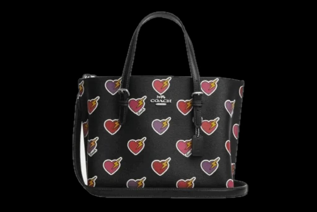 Túi Coach Mollie Tote Bag 25 'Heart Bolt Print' CW435-SVA47