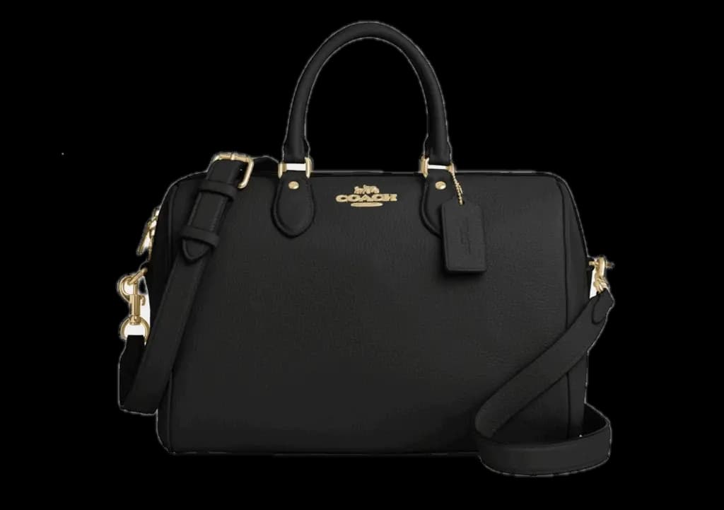 Túi Coach Rowan Large Satchel Bag 'Black' CV960-IMBLK