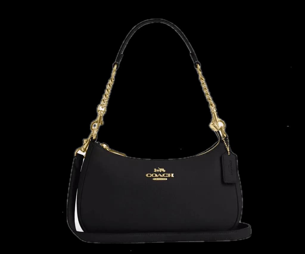 Túi Coach Teri Shoulder Bag 'Black' CV934-IMBLK