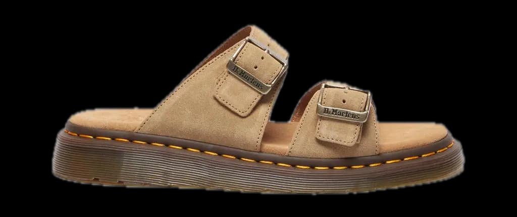 Dép Dr. Martens Josef Suede Slide 'Tan Bronx Suede' 41083200