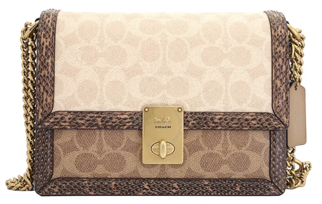 Túi Coach Hutton Shoulder Bag 'Brown' 89068-B4PVR