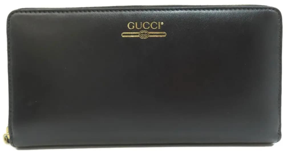 Túi Gucci Long Wallet Leather 'Black' 547591-0YA0G-1000