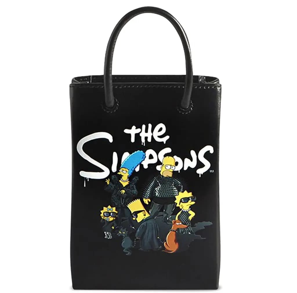 Túi Balenciaga The Simpsons Holder 'Black' 593826-23VBN-1000