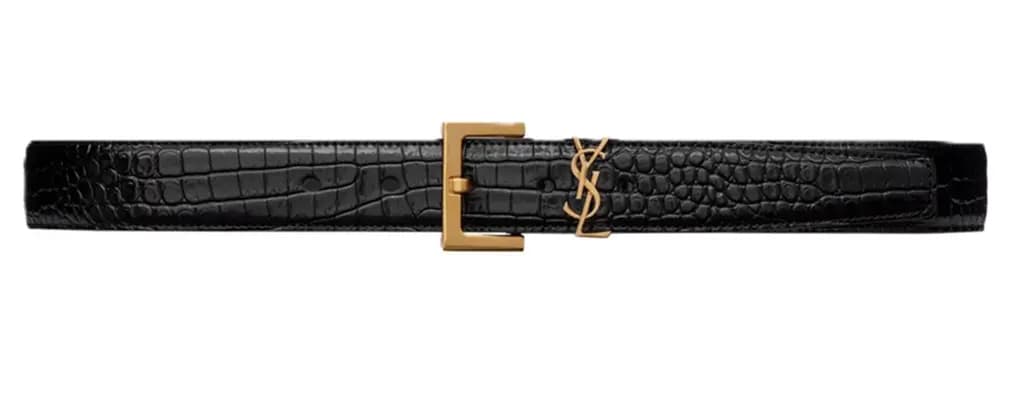 Thắt Lưng Saint Laurent Cassandre 'Black Gold' 634437DND9J1000