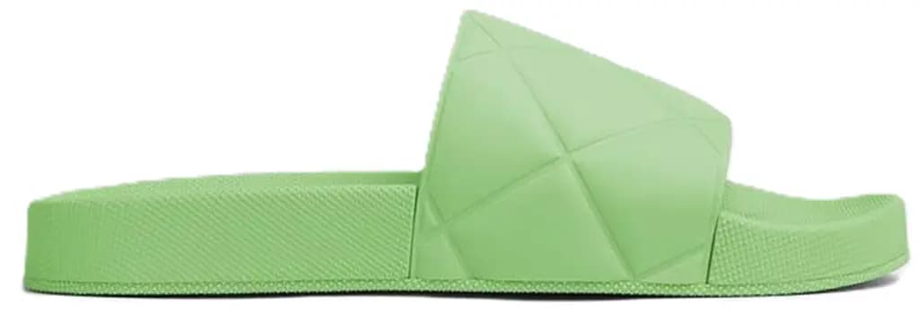 Dép Bottega Veneta Pistachio Rubber Slides 'Green' 640051V00P03505