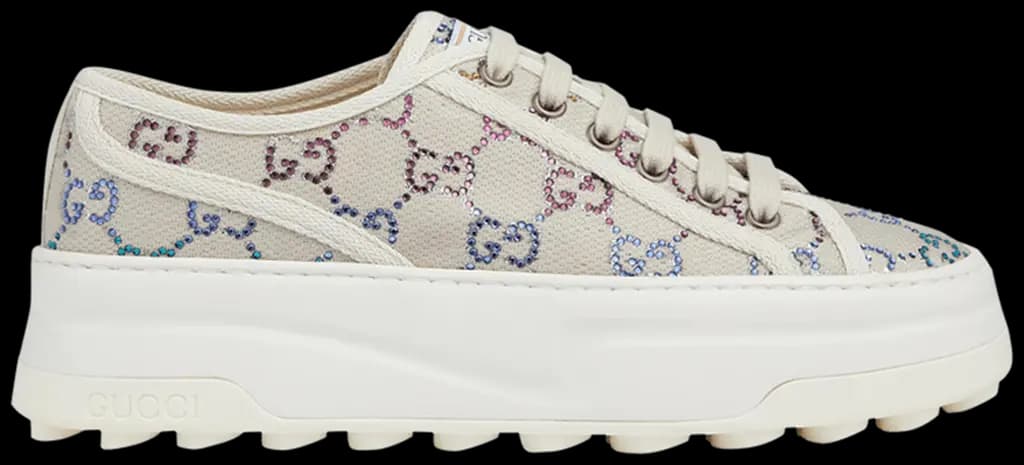 Giày Gucci GG Trainer 'Off White Crystals' 771645-FABH3-9179