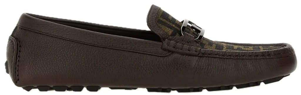 Giày Fendi Olock Driver 'Brown' 7D15610-AQZBF0JX4