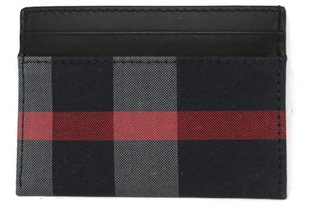Ví Burberry MS Sandon CHK 'Navy Grey' 80840661