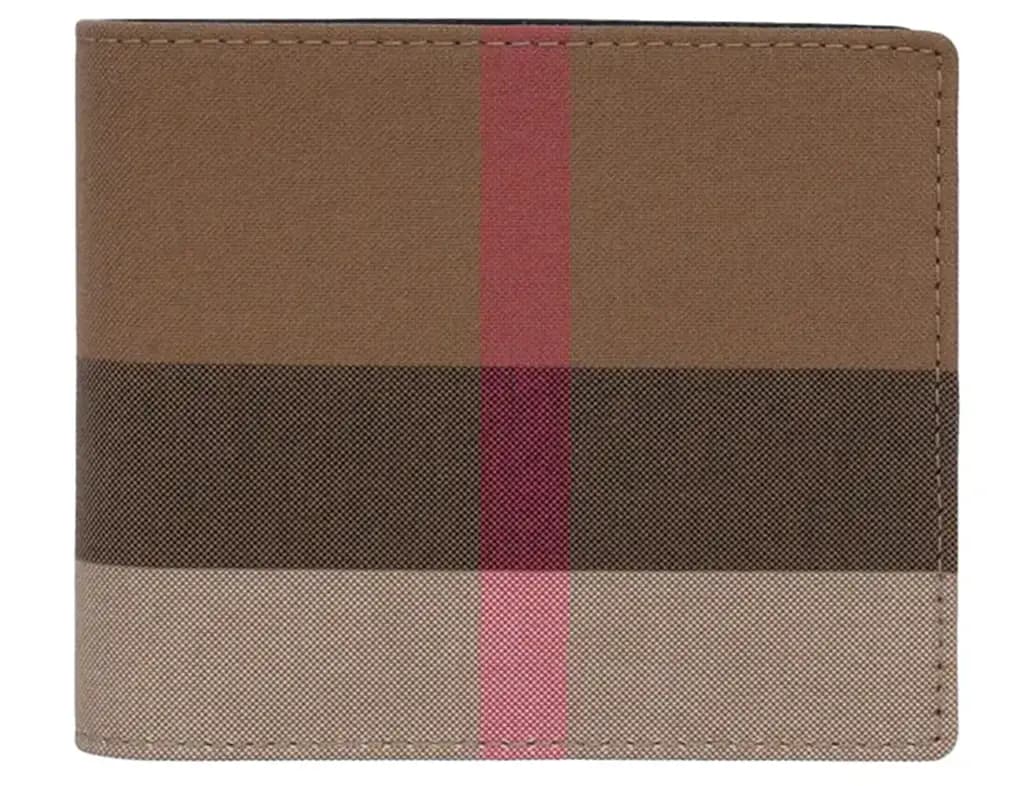 Ví Burberry Bi-fold Check Canvas x Leather 'Multicolor' 80845651