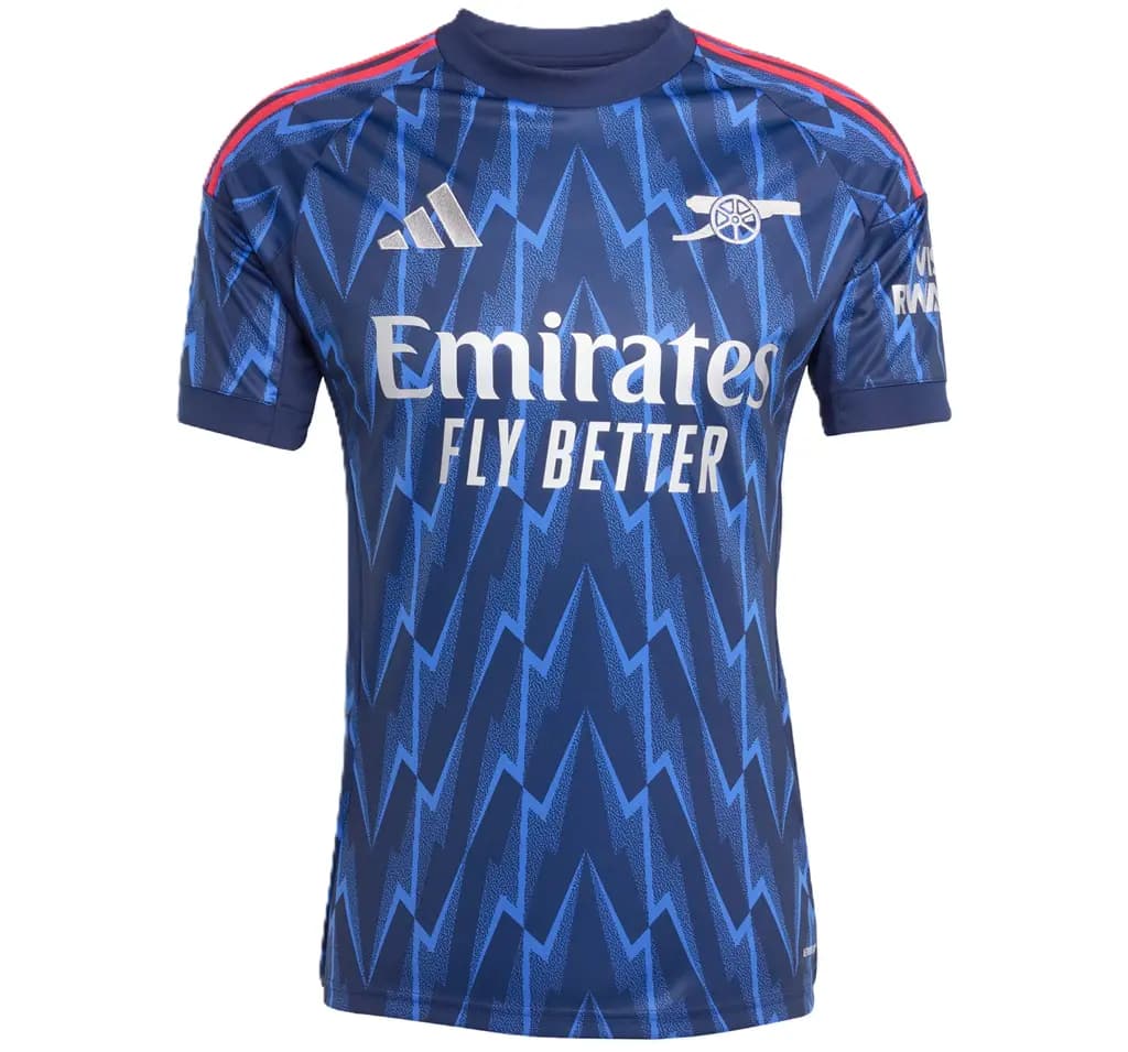 Áo Adidas Arsenal Away Kit Season 25 'Blue' JI9511