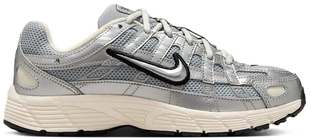 Giày Nike P-6000 GS 'Metallic Silver Black' HV5064-006