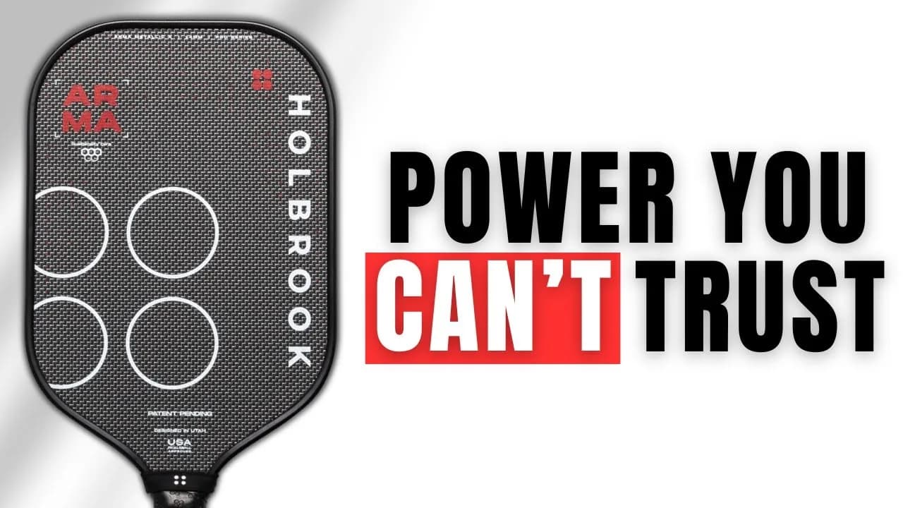 Review chi tiết Vợt PickleBall Holbrook ARMA
