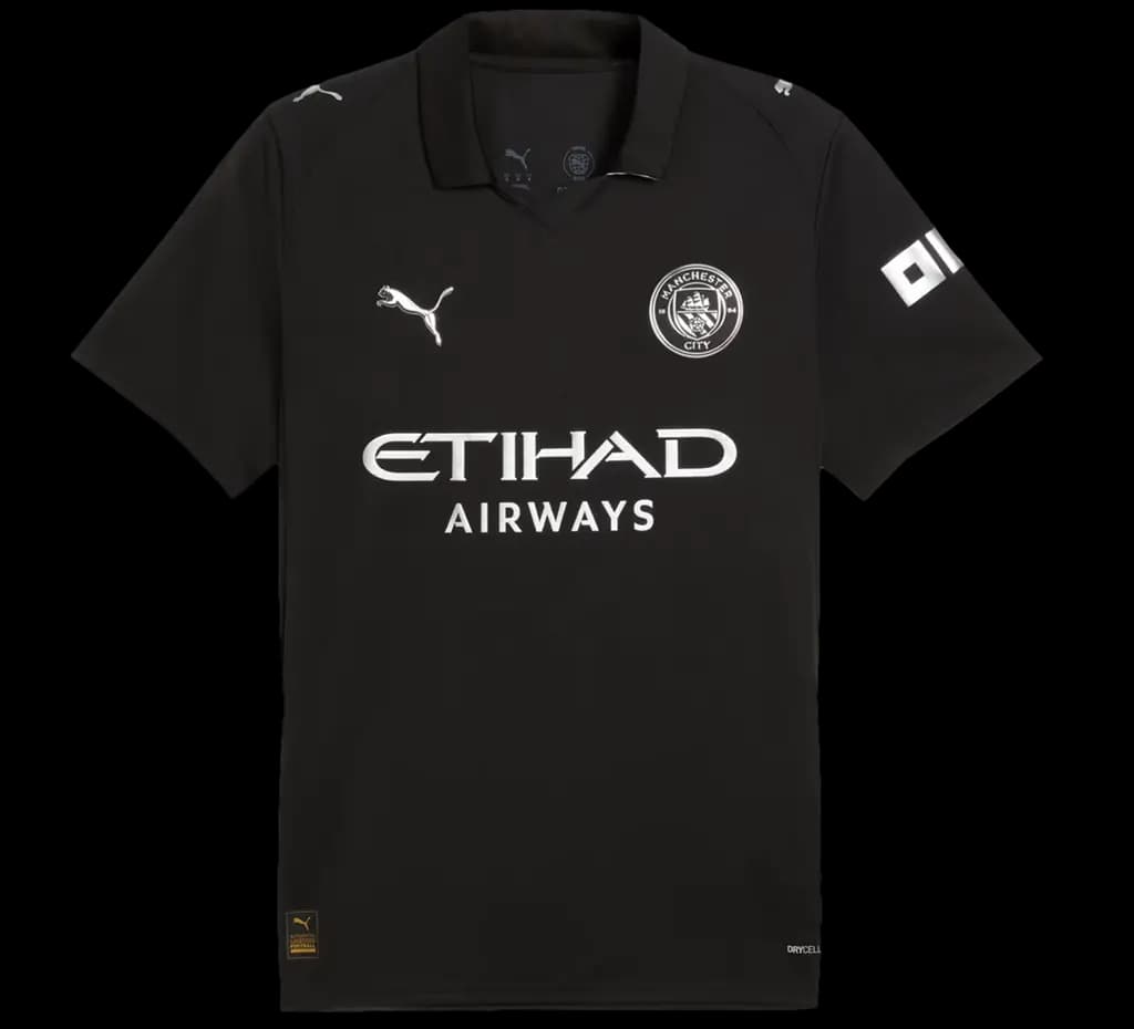 Áo Puma Manchester City 25/26 Away Jersey 'Black' 780350-02