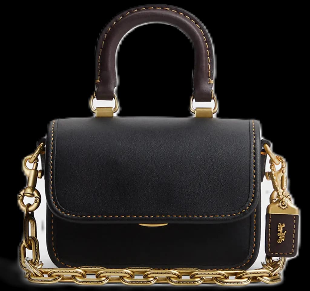 Túi Coach Rogue Top Handle 12 Colorblock 'Black' CM423-B4M2
