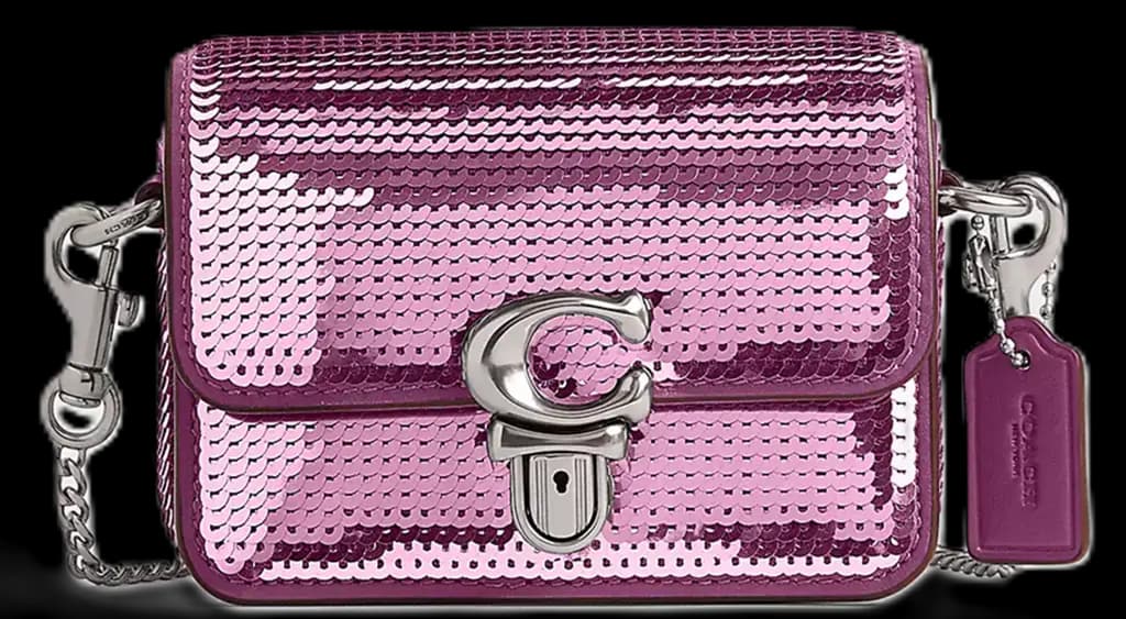 Túi Coach Studio 12 Sequins 'Dark Magenta' CM429-LHOVU