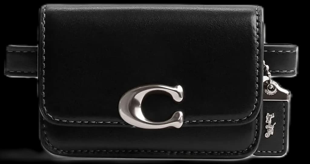 Túi Coach Bandit Card Case Belt Bag 'Black' CM433-LHBLK