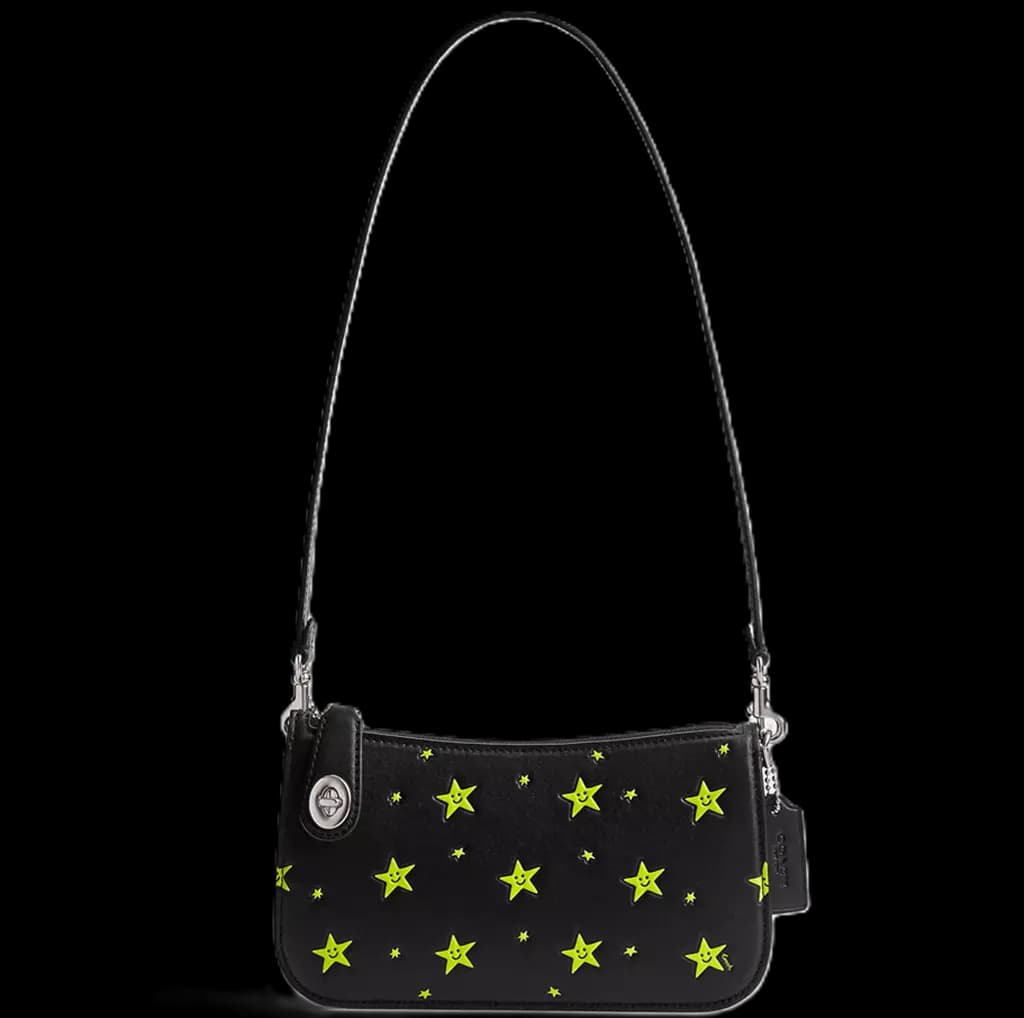 Túi Coach Cosmic Coach Penn Star 'Black' CN615