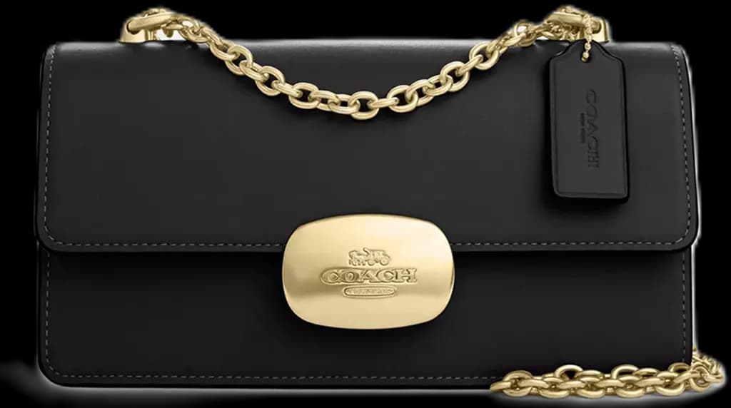 Túi Coach Eliza Flap Crossbody 'Black' CP008-IMBLK
