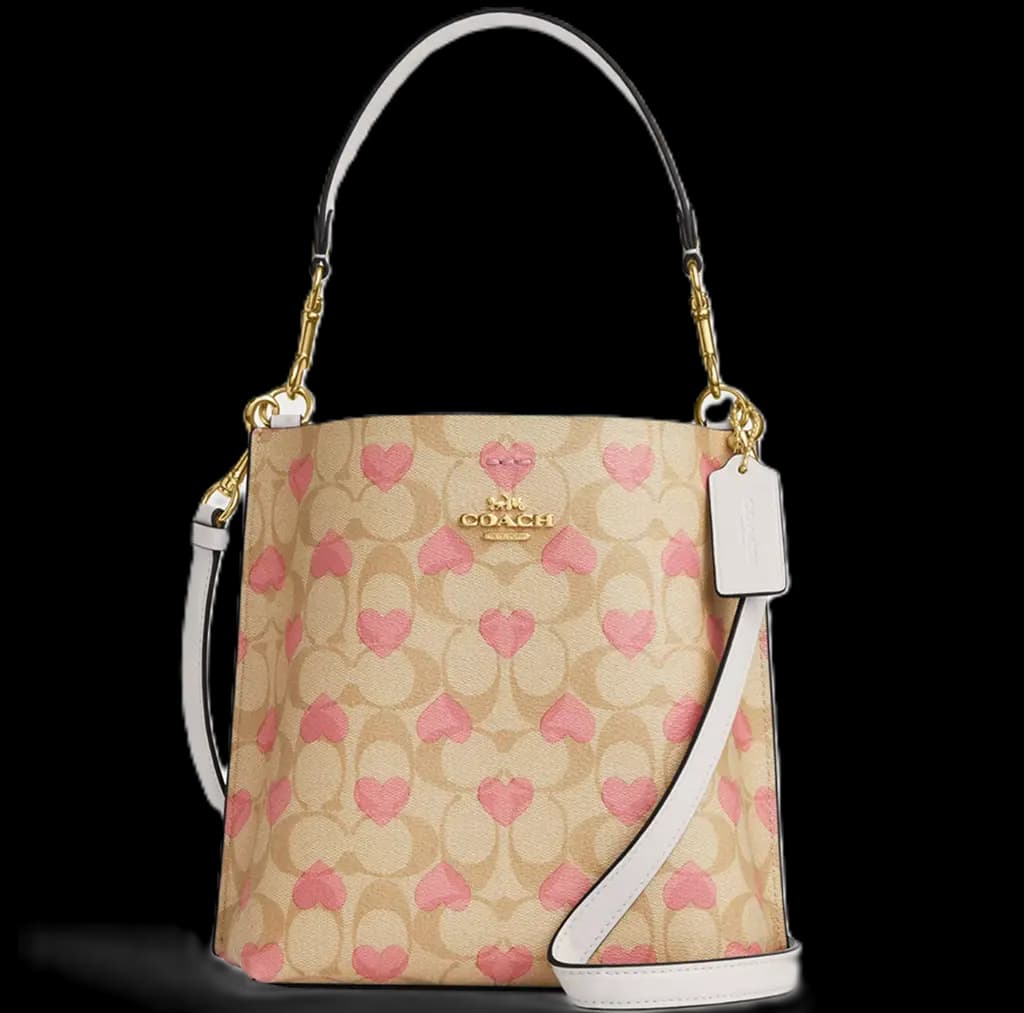 Túi Coach Mollie Bucket 22 Signature Canvas 'Light Khaki' CP056-IMOTV