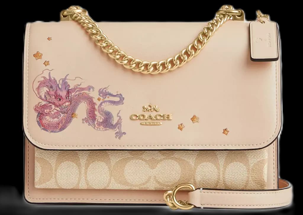 Túi Coach New Year Klare Dragon 'Light Khaki' CQ189-IMU4V