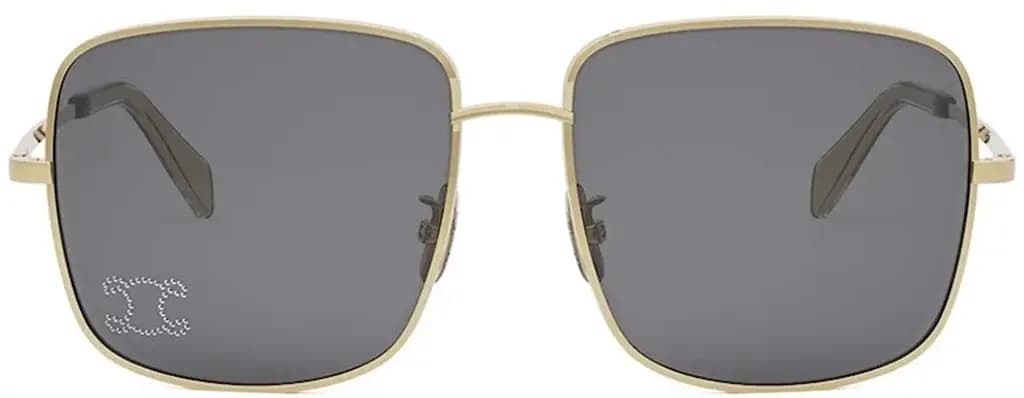 Kính Celine Rhinestone Triomphe Sunglasses 'Gold' CL40284U-30A
