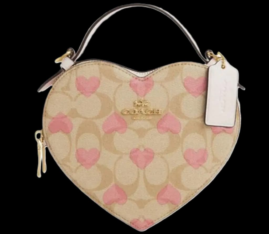 Túi Coach Signature Heart Print 'Pink' CP021-IMOTV