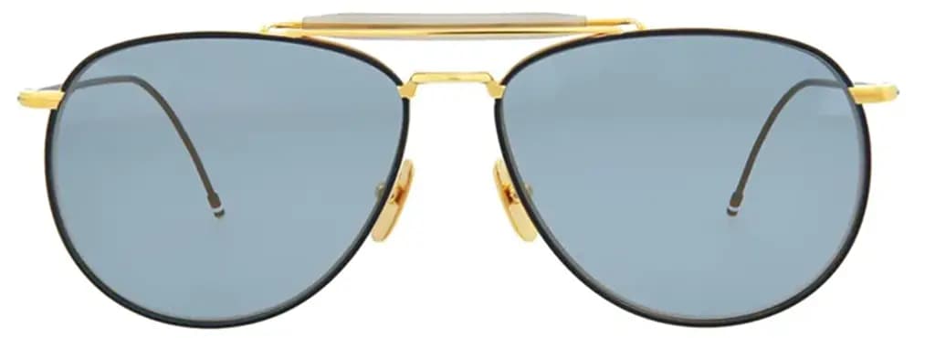 Kính Thom Browne Pilot Frame Sunglasses 'Gold' TB015LTD-NVY-GLD62