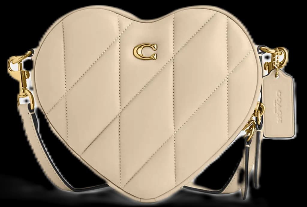 Túi Coach Heart Crossbody Quilting 'Ivory' CE725-B4IY