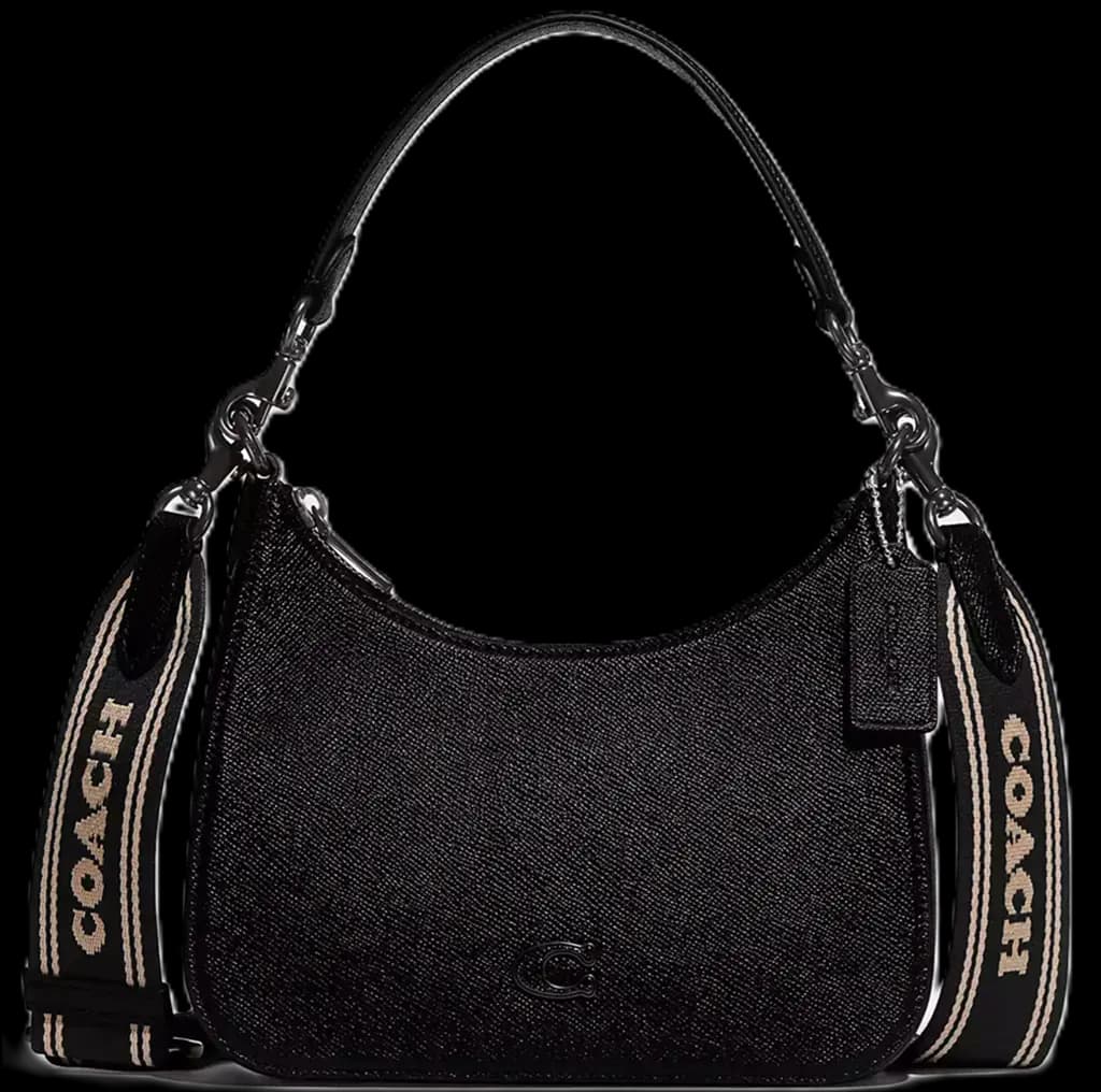 Túi Coach Hobo Signature Canvas Detail 'Black' CJ842-BLK