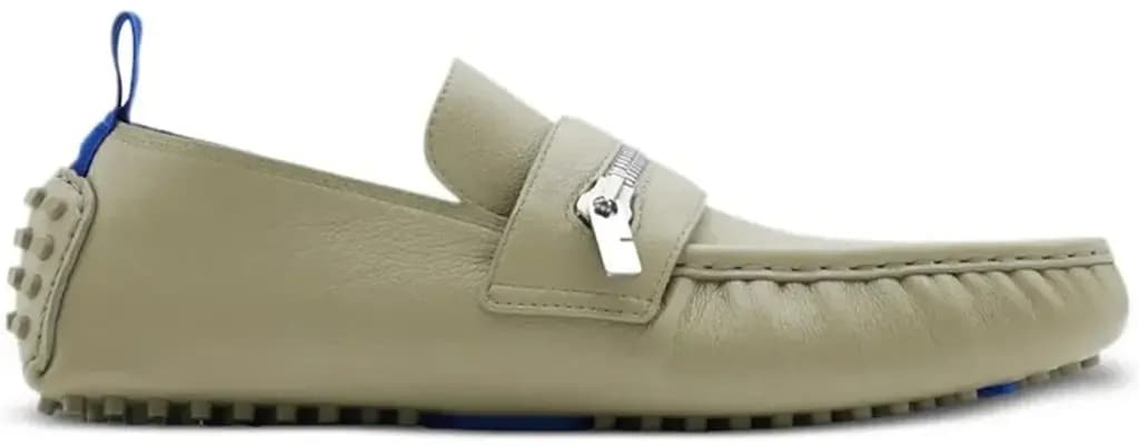 Giày Burberry Sage Leather Zip Detail 'Green' 8088132