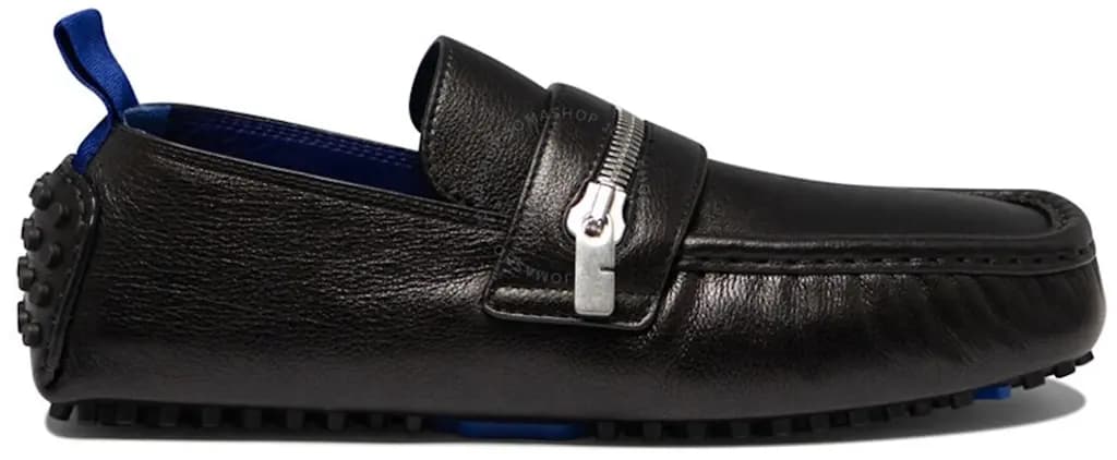 Giày Burberry Loafer Zip Detail 'Black' 8088131