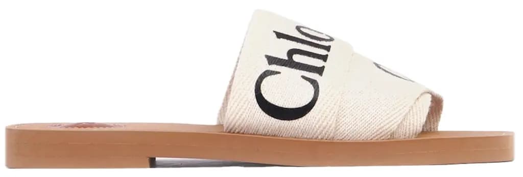 Dép Chloe Woody Mule 'White' CHC22U188Z3101