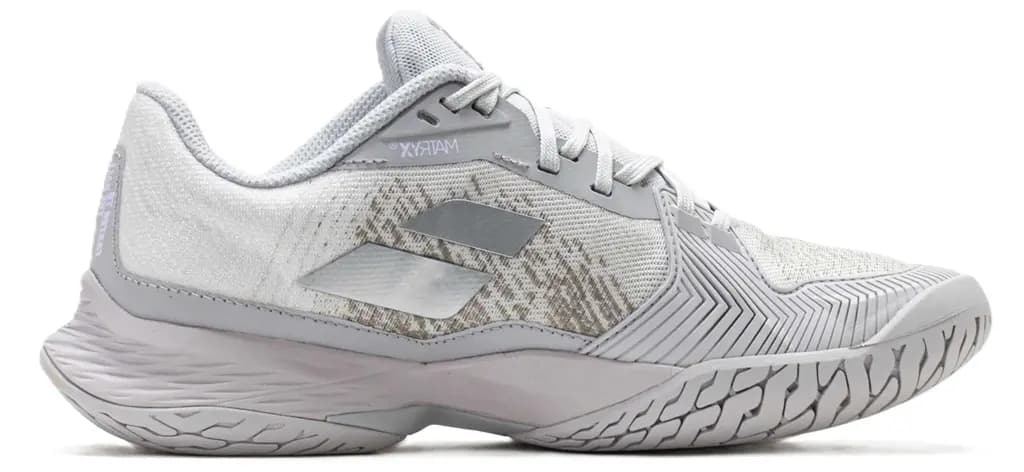 Giày Babolat Jet Mach 3 All Court 'White Grey' 3A1S25B630-1072