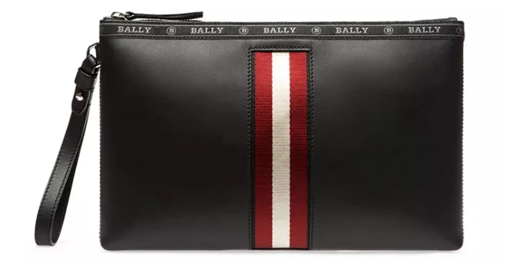 Túi Bally Hartland Clutch 'Black' 6227997