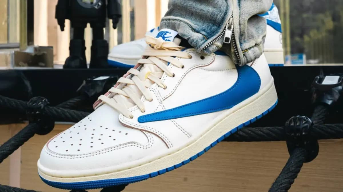 Travis Scott x Fragment x Air Jordan 1 Low OG: Huyền thoại trở lại với ngày phát hành chính thức