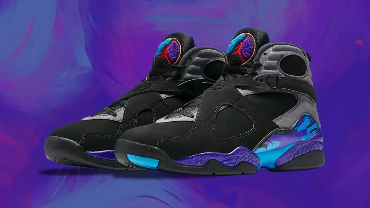 Air Jordan 8 “Aqua” 2025 – Sự tái xuất gần như hoàn hảo của biểu tượng năm 1993