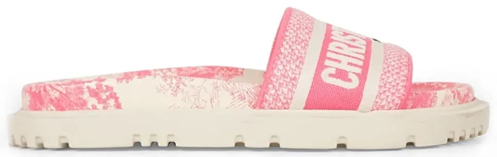 Dép Dior Dway Rubber Slides 'Pink'