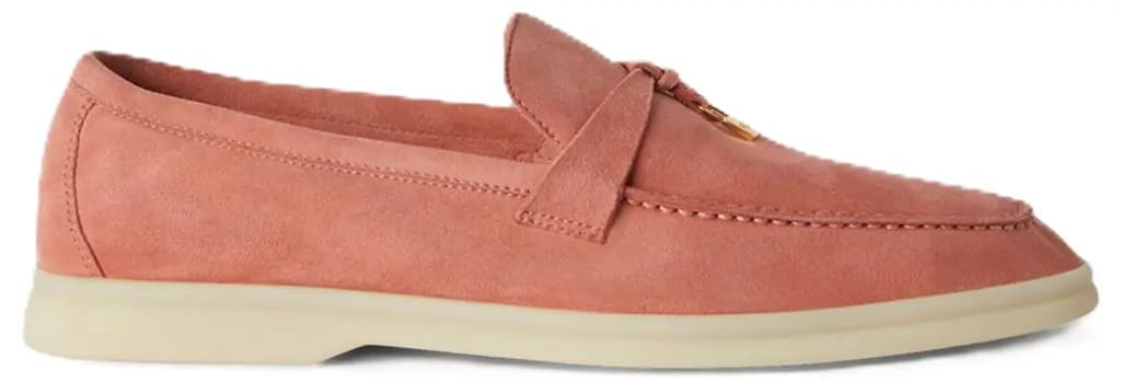Giày Loro Piana Summer Charms Walk Loafer 'Pink' FAE5444-303J