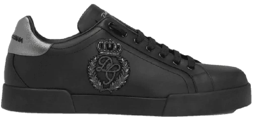 Giày Dolce & Gabbana Calfskin Nappa Portofino 'Black' CS1761AH1648B979