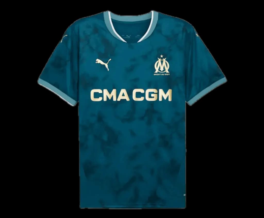 Áo Puma Olympique de Marseille 24/25 ‘Ocean Blue’ 775294-02