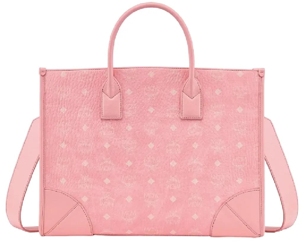 Túi MCM München Tote In Visetos 'Pink' MWTCSBO02QZ001