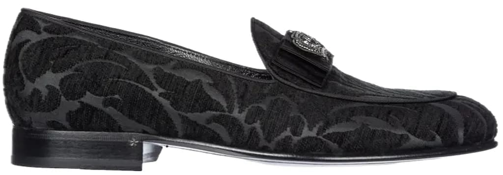 Giày Dolce & Gabbana Jacquard Loafers 'Black' A50180AV0888S241