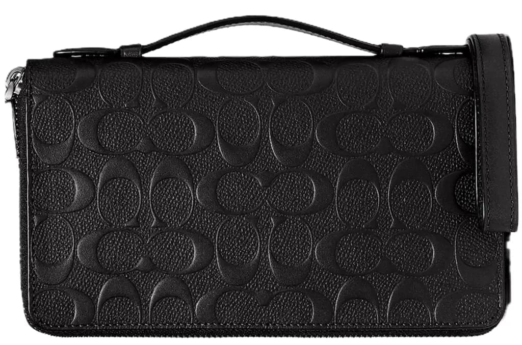 Túi Coach Double Zip Travel Organizer 'Black' F67637-QBBK
