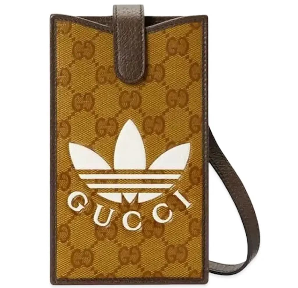 Túi Gucci x Adidas Smartphone Case 'Brown' 702203-UVSAT-7267