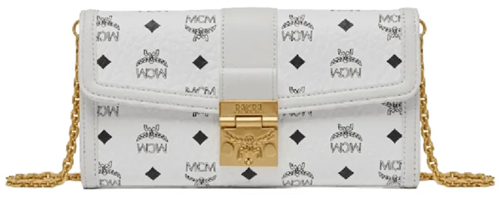 Túi MCM Tracy Chain Wallet 'White' MYLDSXT01WT001