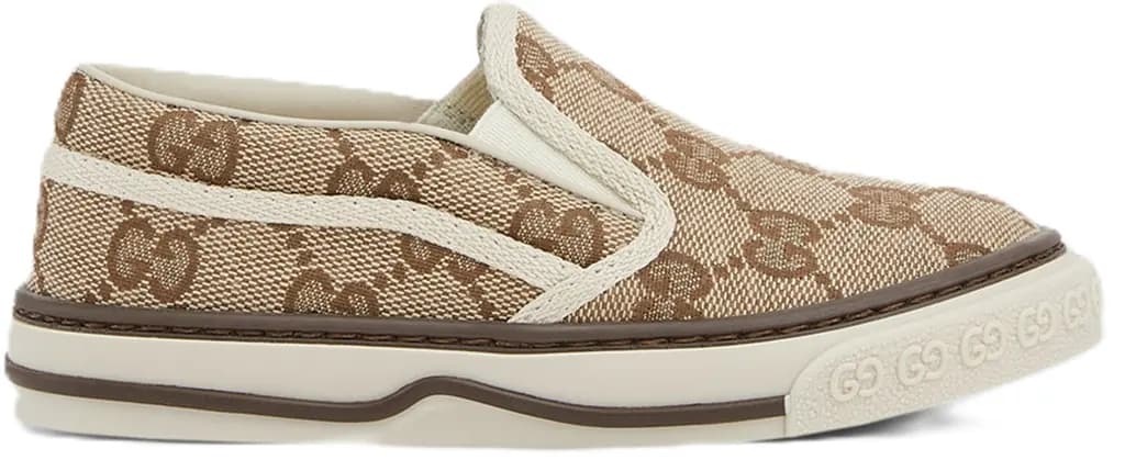 Giày Gucci Toddler Embossed GG Trainer 'Beige' 812677-FAD45-9742