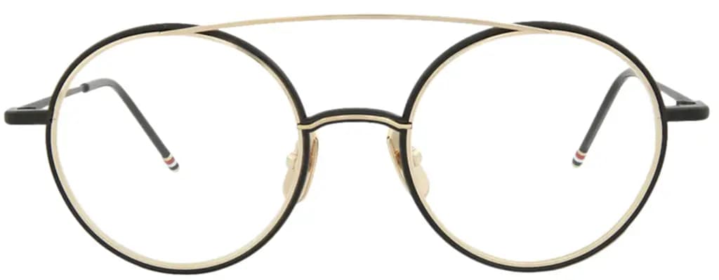 Kính Thom Browne Aviator-Frame Metal Optical 'Black' TB108-ABLKGLD-50