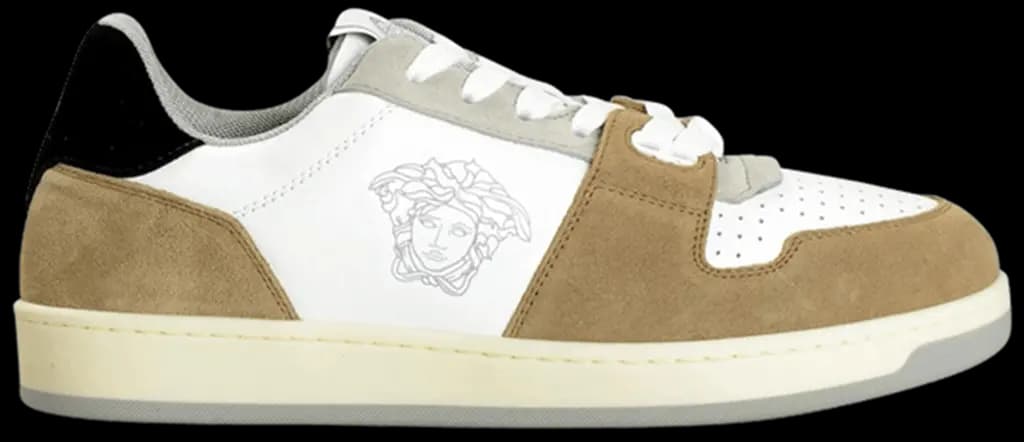 Giày Versace Medusa Sneaker 'Beige White Black' 1013377-1A10407-2NA30