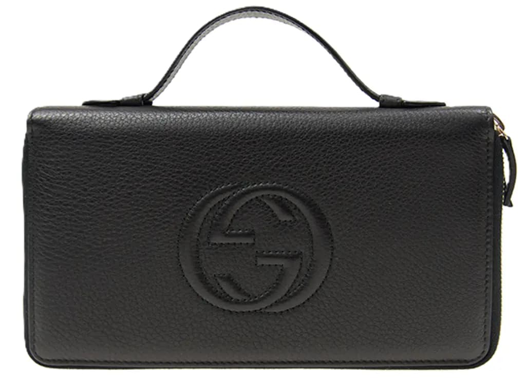 Túi Gucci Leather Soho Travel Document 'Black' 336286-A7M0G-1000 Túi Gucci Leather Soho Travel Document 'Black' 336286-A7M0G-1000