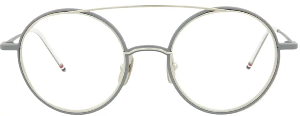 Kính Thom Browne Aviator-Frame Metal Optical 'Silver' TB108-BGRYSLV-50